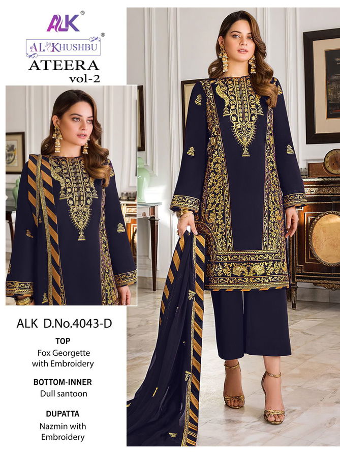 Ateera Vol 2 By Alk Khushbu Pakistani Suits Catalog